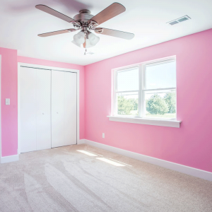 Pink painted Room